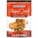Snack Factory Buffalo Wing Pretzel Crisps, Non-GMO, 7.2 OZ Resealable Bag (7.2 Ounce (Pack of 1), BBD 02/28/2026