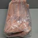 Sweetude 24 Pcs Clear Tote Bags with Makeup Bags, 16x13x5.5 Beach Tote Bags Bulk Waterproof for Women Team Travel Stadium(Orange Pink)