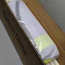 Jotesnew 365 Gallon 103" L Extra Large Swimming Pool Storage Bin, Pool Noodles Holder, Toys, Floats, Balls and Floats Equipment Mesh Rolling Storage Organizer Bin, 103" Lx32 Wx35 H (Acid Lime)