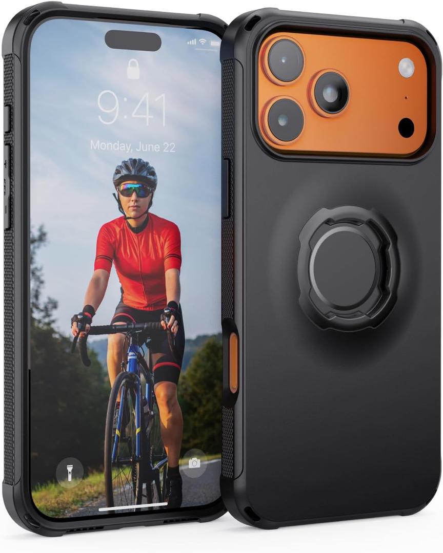 Lock Protective Case for iPhone (iPhone 17 Pro Max) Black