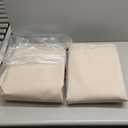 RYB HOME 3 in 1 Soundproof - Blackout - Insulation Linen Curtains, Noise Reduce Energy Saving Curtains for Bedroom Living Room Dorm Divider Studio Home Office, Linen Taupe, W52 x L95 in, 2 Panels