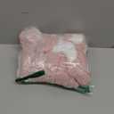 ONGLYP Christmas Stockings 2 Pack,20'' Soft Plush Faux Fur Textured Xmas Stockings with Plush Cuff,Luxury Large Christmas Stocking Hanging Ornaments Gift Bags for Christmas Decorations (Pink+White)