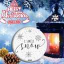 I Smell Snow Christmas Ornament, Winter Festival Xmas Tree Dorm Room Present Decor Gift (C1)