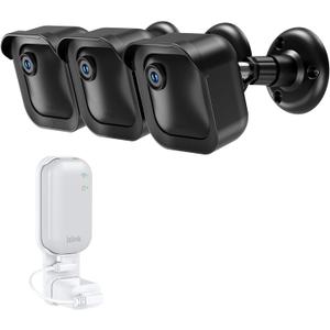 HomeMount All-New Blink Outdoor Camera Mount, 3Pack Weatherproof Protective Housing with 360 Adjustable Bracket and Sync Module Mount, Compatible with Blink Outdoor 4th & 3rd Gen Cameras