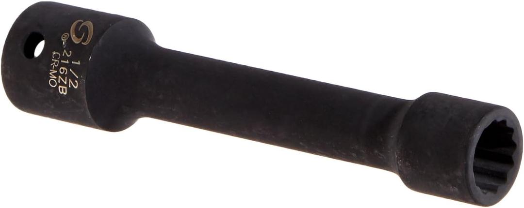 Sunex SUN216ZB 1/2" Drive 12 Point 1/2" Head Bolt Socket
