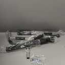 Ally Peaks Pull Up Bar for Doorway | Thickened Steel Max Limit 440 lbs Upper Body Fitness Workout Bar| Multi-Grip Strength for Doorway | Indoor Chin-Up Bar Fitness Trainer for Home Gym Portable (Silver 2)