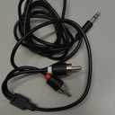 Cubilux USB to RCA Audio Cable with 384KHz/24-bit DAC, USB A Male to 2 Male RCA Stereo AUX Cord, 2RCA Auxilary Cable for Laptop, PC, Computer, 6 Feet