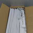 WOWLIVE 9 Tiers White Shoe Rack for Closet Shoe Rack Storage Organizer for Entryway 30-35 Pairs Stackable Shoe Shelf for Front Entrance Metal Pipes with Plastic Connectors