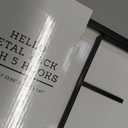 Hello Wall Sign Hooks, 24 x 7 