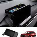 FIILINES Dashboard Storage Tray for Mitsubishi Outlander 2022-2026 (Fit 9" Touch Screen) Dash Center Console Organizer for Outlander Accessories Dashboard Organizer