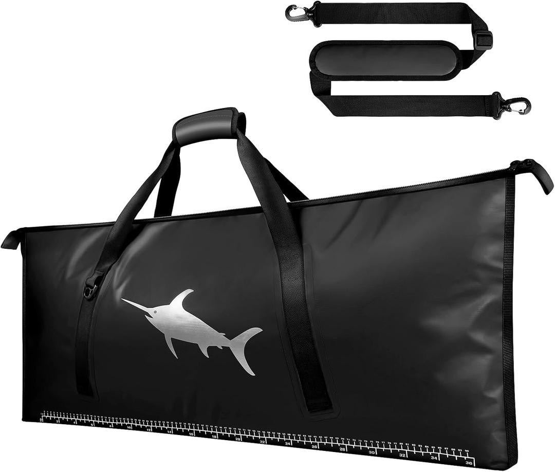 Insulated Fish Cooler Bags for Fishing Kill Bag Fishing Cooler Bag Portable Leakproof - Fish Bags for Caught Fish Keep Ice Cold for Over 24 Hours