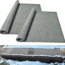 No-Slip Ice and Snow Carpet Mats, 16 x 118 Inches, Felt Snow Mat Carpet for Outdoor (2)