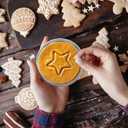 iplusmile 10pcs Metal Sugar Candy Storage Boxes, Korean Candy Game Cookie Cutters Round Snack Case Tin Containers for Party Favor, Kitchen Home Use