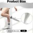 Pilates Yoga Non-Slip Socks Fit Hospitals, Yoga Studios, Outdoor. Gifts For Ballet Dancers, Seniors, Dears. (White)