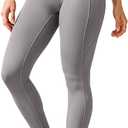 RIHOAS Buttery Soft Womens Yoga Leggings with Pockets High Waisted Tummy Control Ankle Tights Seamless Workout Squat Proof M