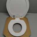 Mayfair NextStep2 Toilet Seat with Built-In Potty Training Seat, Slow-Close, Removable that will Never Loosen, Round, White