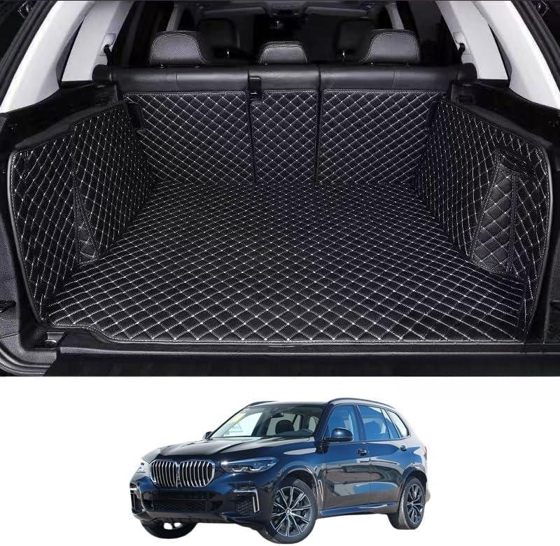 Compatible with X5 Trunk Mat for 2019-2025 BMW X5 Cargo Mat (and Rear Left and Right Side Panels) Cargo Liners for X5Non 45e /7-Seats Models