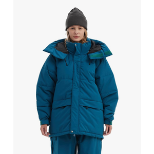 NOMADIKA Oversize Waterproof Ski Jacket Thick Snow Coats with Detachable Hood Winter Skiing Snowboard Jackets for Women Men (XL, Blue)