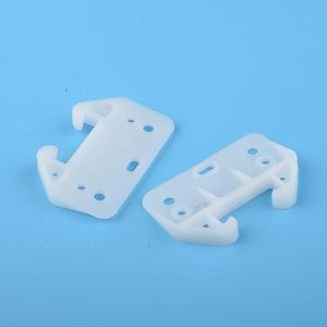 Drawer Guide Bracket, 6 Pcs White Drawer Slides Guides Bracket Plastic Drawer Track Guides with Screws