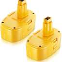 Bonacell 2Pack 5.0Ah Replacement for Dewalt 18V Battery Compatible with Dewalt 18 Volt XPR Battery DC9098 DC9096 DC9099 DC970 DW9095 DW9096 DW9098 DW9099 DE9039 DE9095 DE9096 Cordless Tools