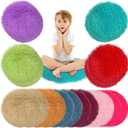 20 Pack Kids Crazy Carpet Circle Seats 16 Inch Round Floor Mat Kids Colorful Floor Cushions Soft Educational Classroom Rug for School Home Group Activity Learning Marker Playing Areas