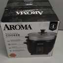 Aroma Housewares ARC-363-1NGB 3 Uncooked/6 Cups Cooked Rice Cooker, Steamer, Multicooker, 2-6 cups, Black