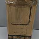 4 Pack Large Airtight Food Storage Containers with Lids (5.2L / 176oz), BPA Free Plastic Kitchen and Pantry Organization Contianers for Cereal Flour and Sugar Storage, Labels & Marker