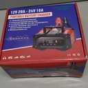 YONHAN Battery Charger 20A 12V/24V LiFePO4 Lead Acid Fully Automatic Battery Maintainer, Car Battery Trickle Charger Automotive w/Repair, Winter Mode, for AGM, STD, Gel, Deep Cycle Batteries