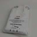 Diraysid 100% Blackout White Curtains Linen Curtains for Bedroom Grommet Thermal Insulated Room Darkening Drapes (2 Panels, W52 x L84 Inch)