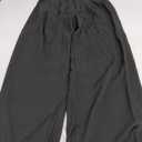 SweatyRocks Men's High Waist Fold Pleated Crop Suit Pants Work Office Business Long Trousers with Pockets, Black, Large