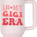 momocici Gigi Gifts Ideas for Grandma.40 oz In My Gigi Era Tumbler with Handle.Gigi Gift.Gigi Cup.Gigi Tumblers.40 oz Birthday Christmas Mothers Day Cups Tumbler Gifts for gigi.