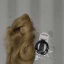 FELENDY 16" Ponytail Extension Long Curly Wavy Ponytails Clip in Claw Hair Extension Pony Tails Natural Looking Synthetic Hairpiece for Women Ash Blonde