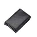 Typrcase Simpl Wallet, Simplofficia Simpl Toggl Wallet, Men's Multi-Card Bag, RFID Blocking Credit Card Holder (Black Carbon Fiber)