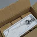 YMXYJM Bathroom Accessories Set, 4 Pcs Bathroom Accessory Set, Soap Dispenser, Toothbrush Holder, Qtip Holder Set, Bathroom Sets Complete, Bathroom Sink Set for Modern Home Decor, White