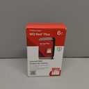 Western Digital 6TB WD Red Plus NAS Internal Hard Drive HDD - 5400 RPM, SATA 6 Gb/s, CMR, 256 MB Cache, 3.5" -WD60EFPX