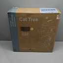 Cat Tree 54 Inch, Multi-Level Cat Tower with Condo, Perches, Sisal Scratching Posts and Climbing Ladder, Pet Play Toy Balls House for Indoor Cats, Beige