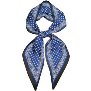 Silk Scarf for Women - Neck, Belt, Hair Tie, and Purse Accessory - Satin Material (Color25)