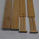 VaeFae 6 Pack Bamboo Drawer Dividers, Adjustable Drawer Organizer, Expandable Organization for Kitchen, Office, Bedroom, Dressers and Bathroom (Small)