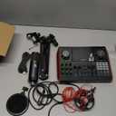 Podcast Equipment Bundle with 3.5mm Condenser Microphone for Pc/Phone Live Streaming Singing Gaming, Podcast Microphone Bundle with Live Sound Board Audio Mixer Denoise,DJ Sets