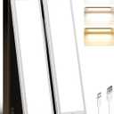 EZVALO 250LM Super Bright Under Cabinet Lighting Wireless, 8000mAh Rechargeable Battery Motion Sensor Light Indoor, Dimmable Under Counter Lights for Kitchen, 3-Inch Ultra-Wide Panel Closet Light