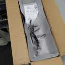 Railing Planter Box, Window Planter Box 24 Inch 2 Pack, Metal Hanging Flower Boxes with Non-Woven Fabric Liner, Adjustable Brackets for Deck Railing, Fence, Balcony, and Porch, Black