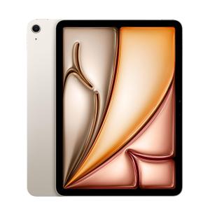 Apple iPad Air 11-inch with M3 chip Built for Apple Intelligence, Liquid Retina Display, 128GB, 12MP Front/Back Camera, Wi-Fi 6E, Touch ID, All-Day Battery Life — Starlight
