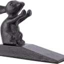 Earl Diamond Heavy Duty Cast Iron Cute Mouse Door Stops | Decorative Cute Animal Statue Metal Door Stopper Wedge, with Non-Slip Mat for Home Office Commercial