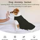 Dog Anxiety Vest Calming Jacket for Large Dogs, Dog Shirt Wrap for Indoor Outdoor Fireworks, Thunder, Travel, Separation