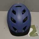 Retrospec Lennon Adult Bike Helmet with LED Safety Light Adjustable Dial & Removable Visor - Adjustable Bicycle Cycling Helmet for Men & Women (Matte Navy)