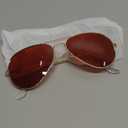 Pro Acme Aviator Sunglasses for Men Women Classic Polarized UV400 Protection ((20)gold Frame/Red Lens)