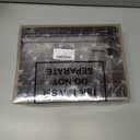 96 Pcs Velvet Christmas Balls Bulk, Mini 1.18 Inch Flocked Christmas Tree Ball Ornaments, Xmas Tree Bulb Ornaments Hanging Decoration(Brown, Beige)