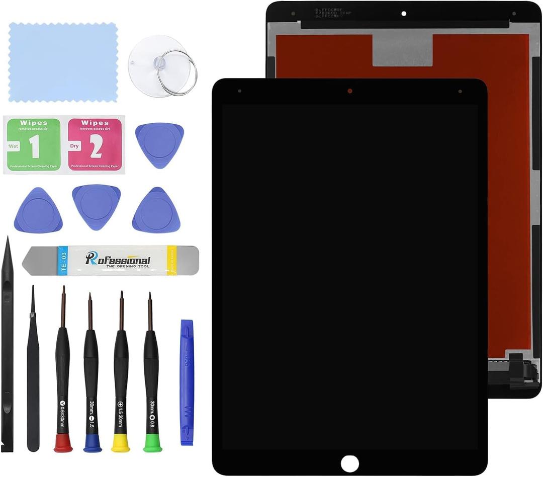 10.5" Screen Replacement for iPad Air 3 (3rd Gen) 2019, A2152 A2123 A2153 A2154 LCD Assembly and Glass Touch Digitizer Premium Repair Kit with Tools - Black