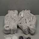 MIULEE Pinch Pleated Thick Linen Curtains 90 Inch 4 Panels Set Back Tab Memory Trained Pinch Pleat Semi Sheer Light Filtering Privacy Curtain Let Light in Window Drapes for Living Room Bedroom Natural