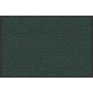 Apache Mills Apache Rib 3 x 2' Non Slip Dirt Trapping Stain Resistant Indoor/Outdoor Door Mat, Moss Green
